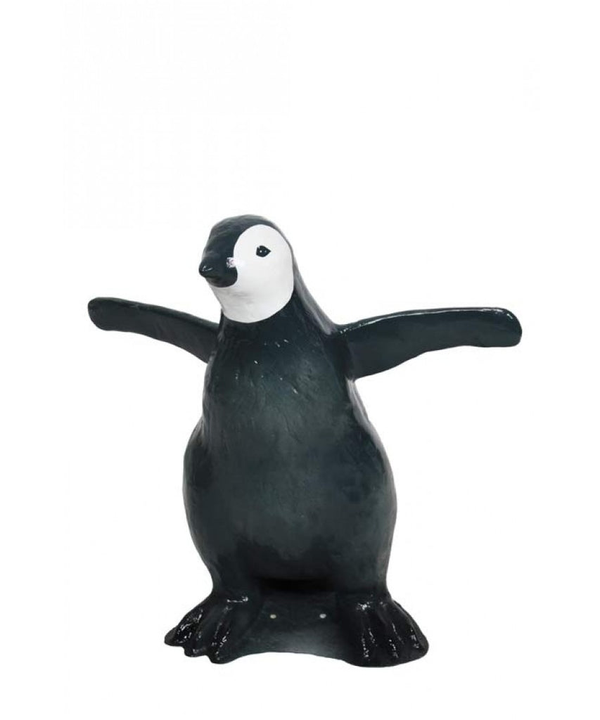 LED Lit Acrylic Baby Penguin Prop Sculpture