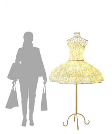 LED Lit Dress Decoration Prop