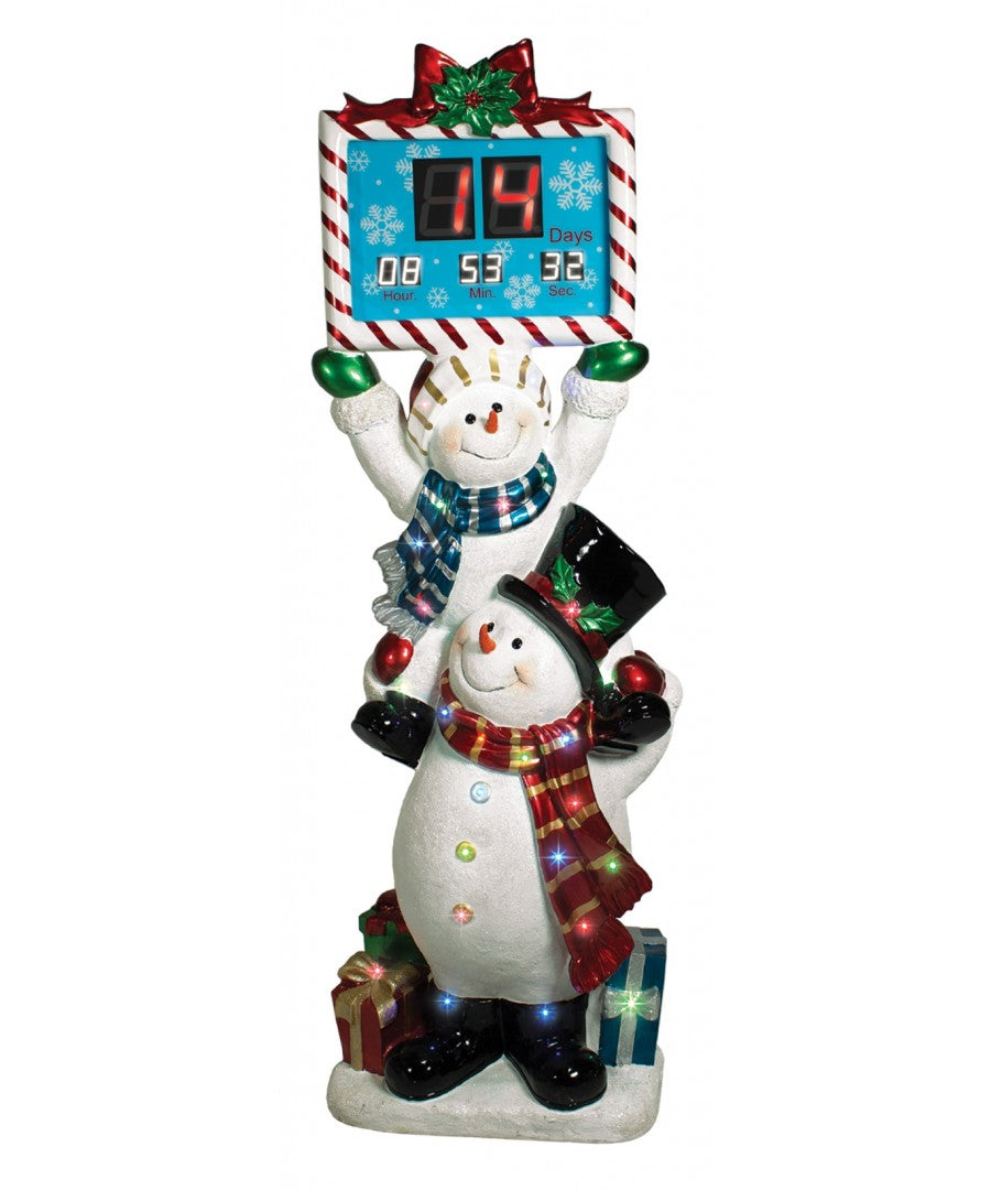 Lighted Christmas Countdown Clock