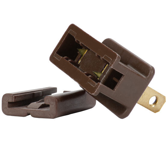 Brown Male Commercial SPT1 Zip Plug