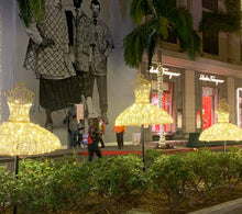 Mixed Use Development with Outdoor LED Lit Dress Decoration