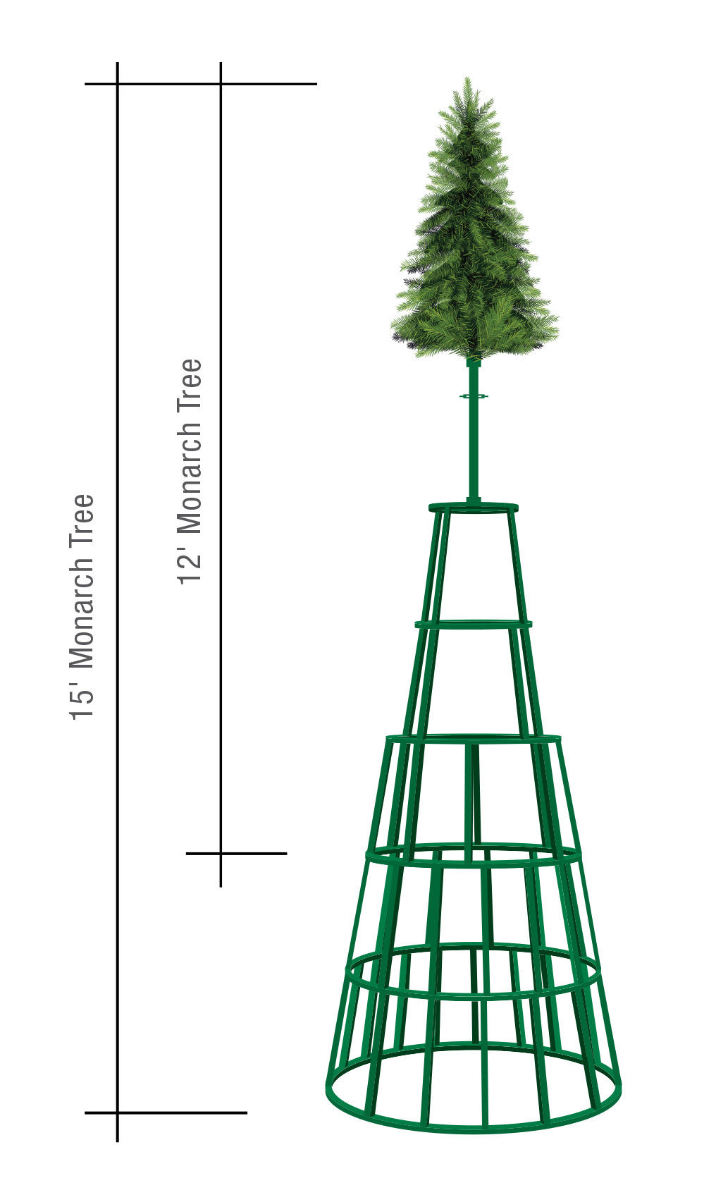 Commercial Monarch Christmas Tree
