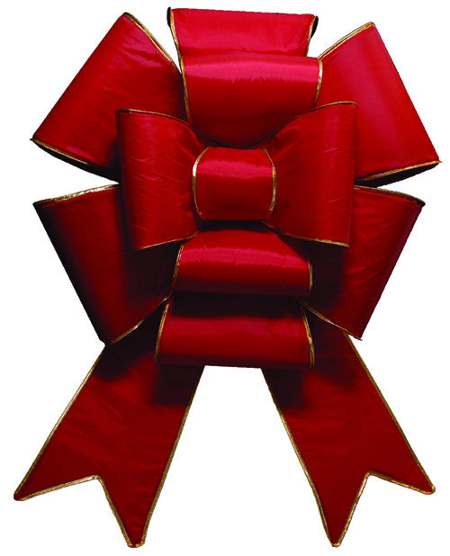 Red Multi Loop Puff Bow | Commercial Christmas Supply - Commercial ...