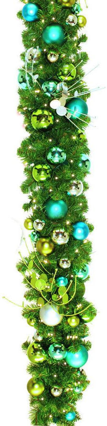 Coastal Decorated Garland 10'