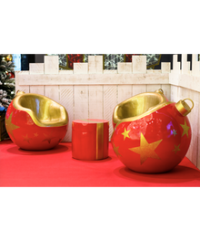 Decorative Christmas Ornament Chair