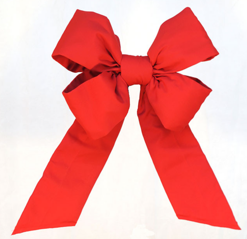 Seasonal Source - BOW-135-H - Extra Large Red Velvet Bow 24 x 45 for Use with 60 inch Wreaths