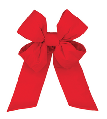 Red Velvet Bow with No Trim