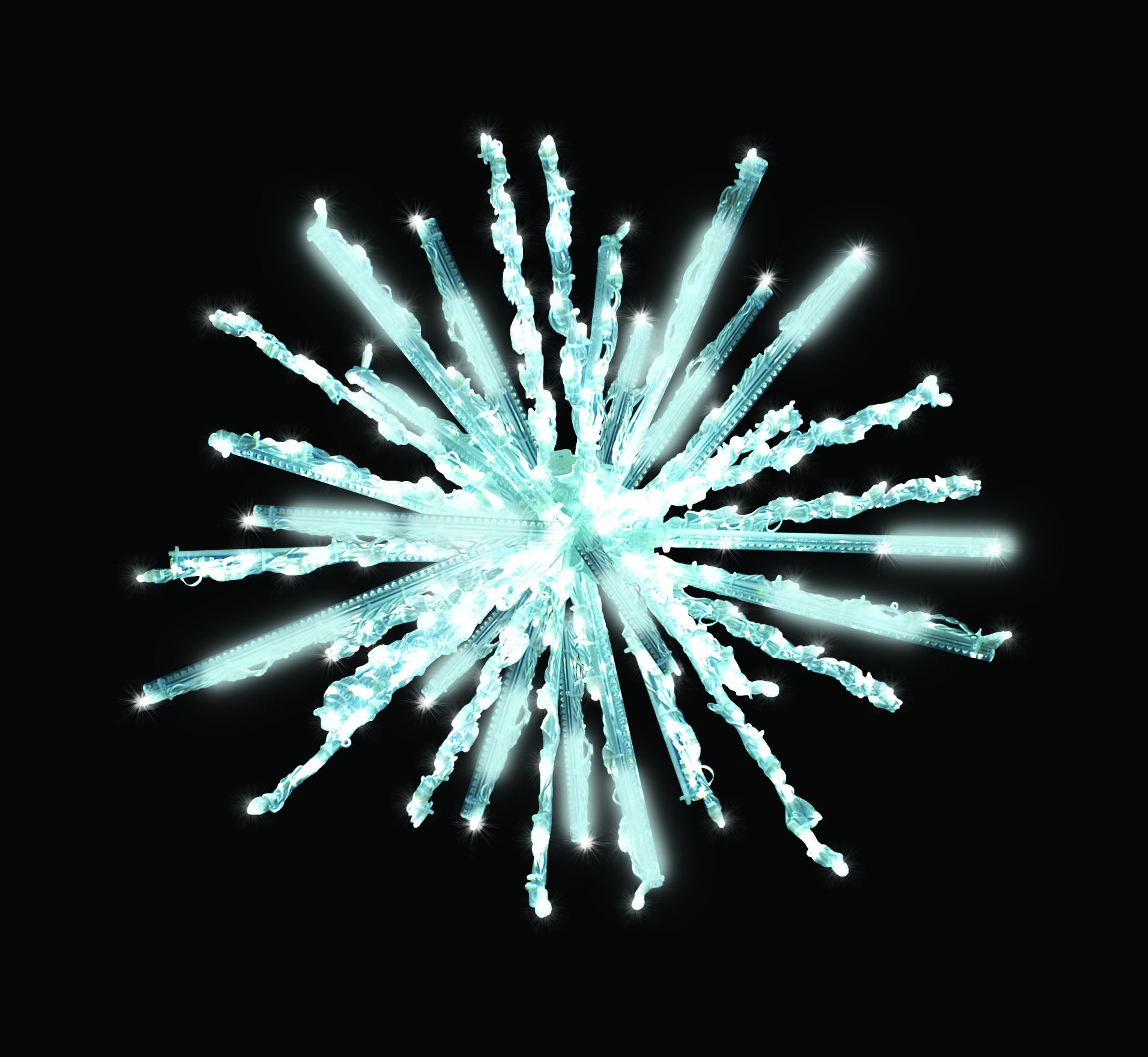 Lit LED Large Snowfall Tree Topper
