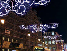 8' 7" Star Scroll LED Lit Pole Mount