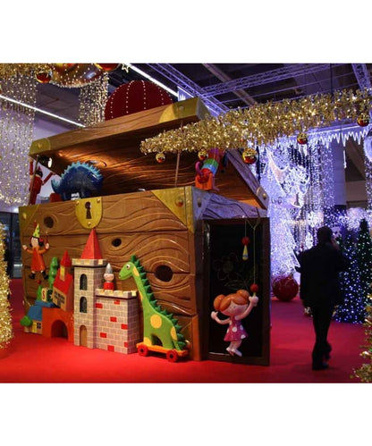 Santa Set Walk Through Toy Box