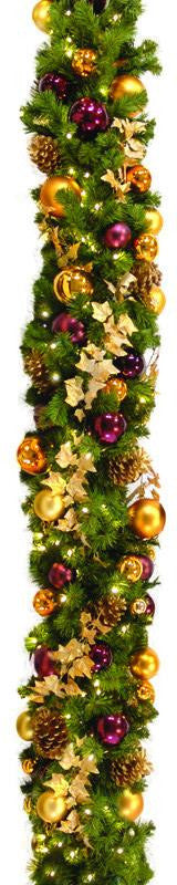 Traditional Style Decorated Garland