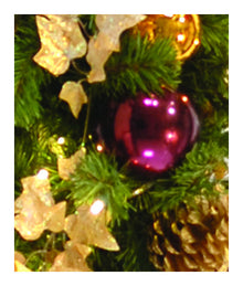 Traditional Style Decorated Garland Close-Up
