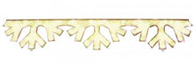 WarmWhiteEmeringSnowflakeSkylineOverheadDecoration