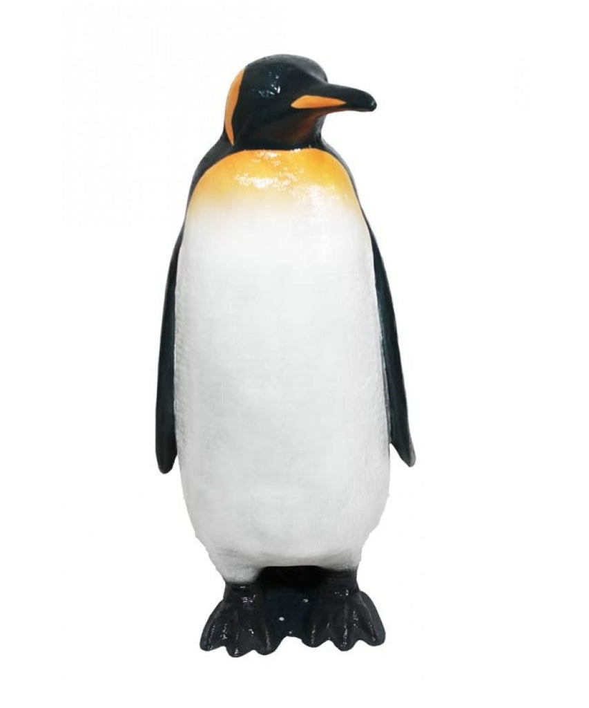 LED Lit Acrylic Mommy Penguin Sculpture