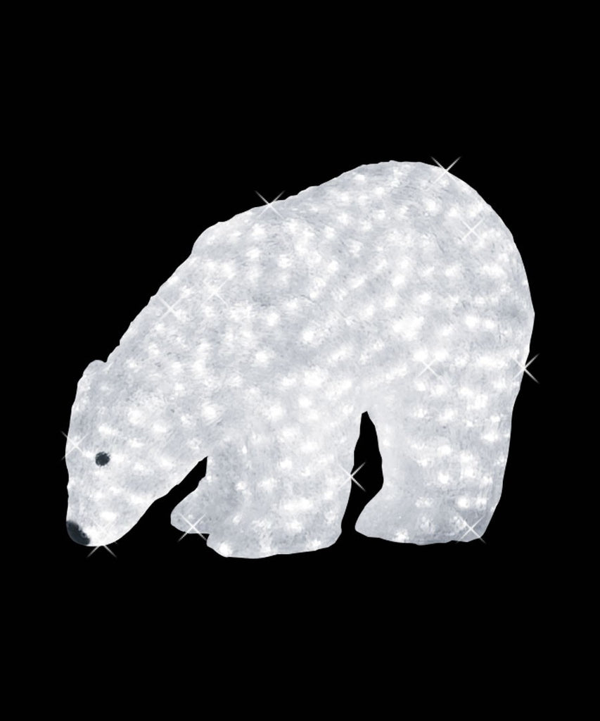 LED LIT Acrylic Baby Polar Bear