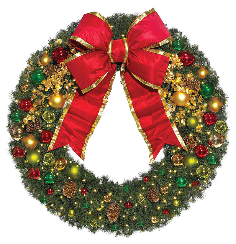Commercial Classic Decorated Wreath Decoration