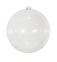 Clear Bubble Round Christmas Ornament