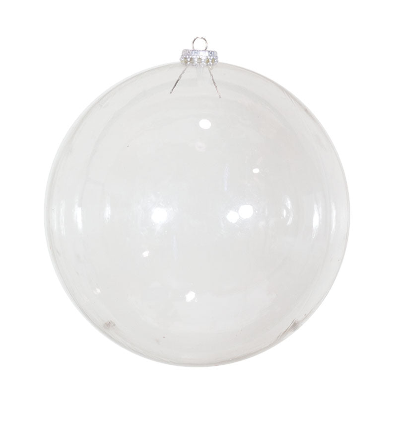 Clear Bubble Round Christmas Ornament