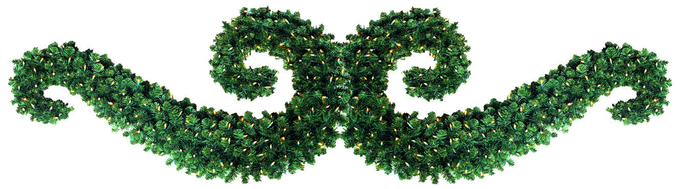 6' Giant Topiary Scrolls