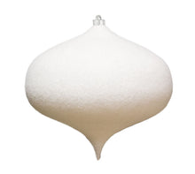6" Flocked Onion Ornament (Set of 6)