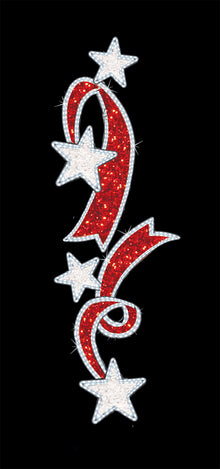 Illuminated Outdoor Pole Mount Star Decoration 