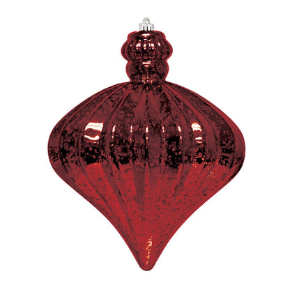 6.5" Commercial Jewel Shaped Mercury Ornament (Set of 8)