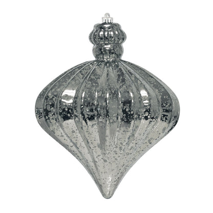 6.5" Commercial Jewel Shaped Mercury Ornament (Set of 8)