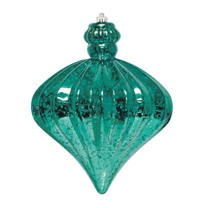 6.5" Commercial Jewel Shaped Mercury Ornament (Set of 8)