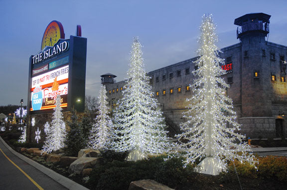 Crystal Branch Illuminated Trees