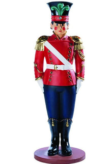 Life Size Fiberglass Toy Soldier Indoor Outdoor Holiday Prop