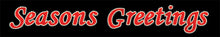 40' Season's Greetings Overhead or Ground Mount Display