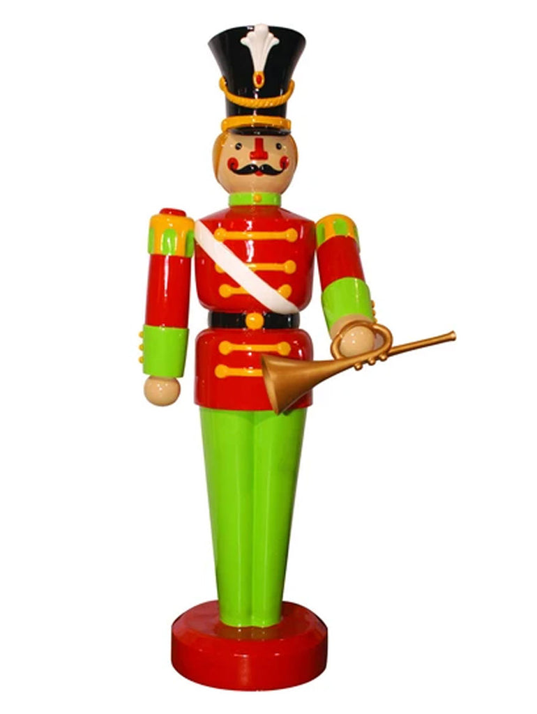 Fiberglass Toy Soldier with Horn Giant Prop
