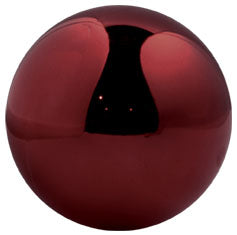 Shiny Round Burgundy Commercial Ornament