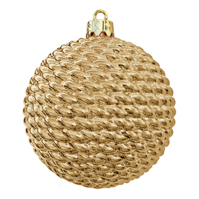 Round Woven Commercial Ornaments (Set of 12) 3 Sizes